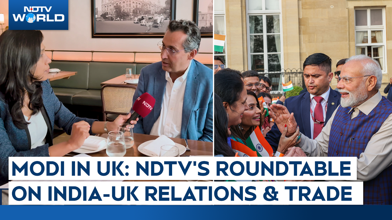 PM Modi In UK | NDTV's Roundtable On India-UK Relations And Trade Partnership PM Modi In UK | NDTV's Roundtable On India-UK Relations And Trade Partnership