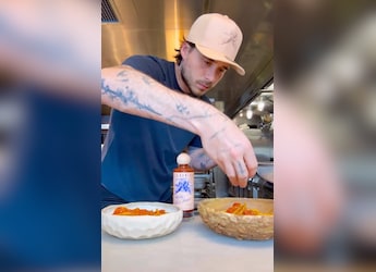 Watch: David Beckham's Son Brooklyn Uses Seawater To Make Pasta, Draws Criticism Online Watch: David Beckham's Son Brooklyn Uses Seawater To Make Pasta, Draws Criticism Online