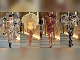 At Rahul Mishra's Fall-Winter 2025 Show In Paris, A 163-Year-Old Artist Plays Showstopper At Rahul Mishra's Fall-Winter 2025 Show In Paris, A 163-Year-Old Artist Plays Showstopper