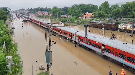 Heavy Rainfall Causes Flood-Like Situation In Parts Of Rajasthan