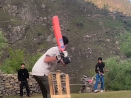 Watch: Kashmir Boys Playing Cricket On Top Of Hill Find Genius Way To Stop Ball From Falling Into Gorge