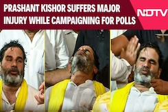 Prashant Kishor Suffers Major Injury While Campaigning For Polls In Bihar's Arrah Prashant Kishor Suffers Major Injury While Campaigning For Polls In Bihar's Arrah