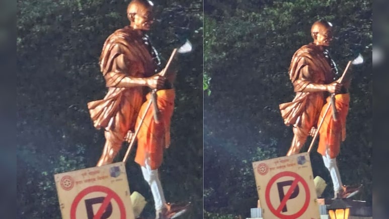Pune News:  महात्मा गांधींच्या पुतळ्याची विटंबना!  बांगड्या घातल्यात का? म्हणत आरोपीचा कोर्टातही उद्दामपणा
