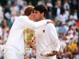 Sachin Tendulkar's Post For Wimbledon Winner Jannik Sinner, With Special Message For Carlos Alcaraz Sachin Tendulkar's Post For Wimbledon Winner Jannik Sinner, With Special Message For Carlos Alcaraz