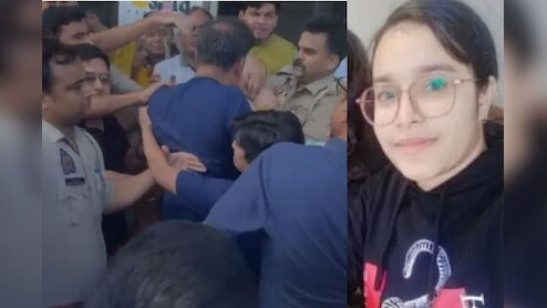 HOD को जड़ा थप्पड़... शारदा यूनिवर्सिटी में छात्रा के सुसाइड से नाराज परिजनों ने प्रोफेसर को पीट दिया, VIDEO