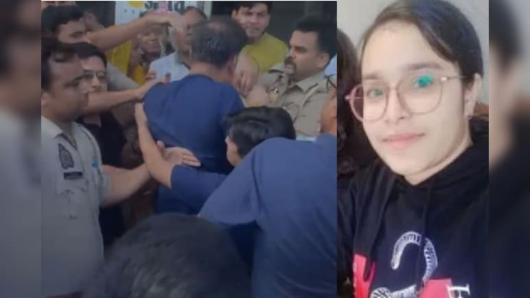 HOD को जड़ा थप्पड़... शारदा यूनिवर्सिटी में छात्रा के सुसाइड से नाराज परिजनों ने प्रोफेसर को पीट दिया, VIDEO