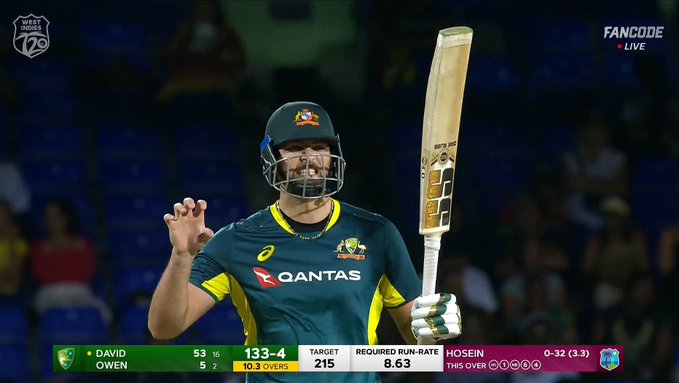 WI vs AUS: टिम डेविड ने T20I में मचाया गदर, महज इतनी गेंद पर शतक ठोक रचा इतिहास