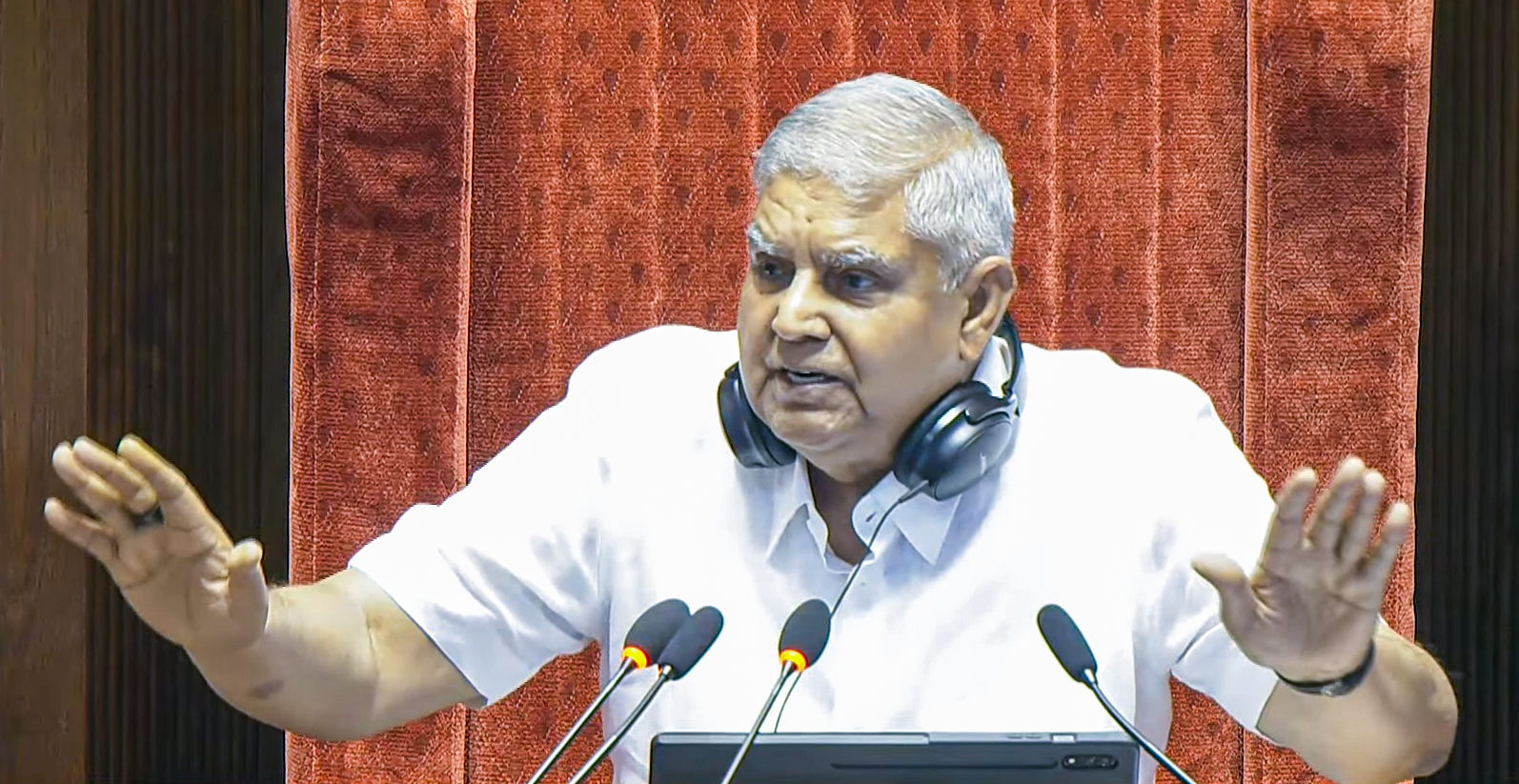 Jagdeep Dhankhar's Eventful Day In Parliament Before He Resigned As Vice President