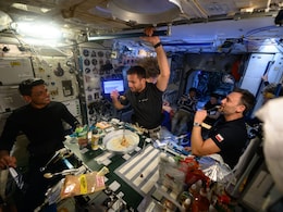 Pics: Shubhanshu Shukla Enjoys Feast On Space Station Ahead Of Homecoming Pics: Shubhanshu Shukla Enjoys Feast On Space Station Ahead Of Homecoming