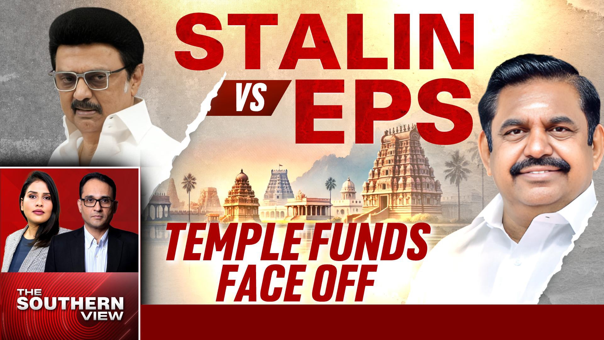 EPS Vs Stalin Over Temple Funds