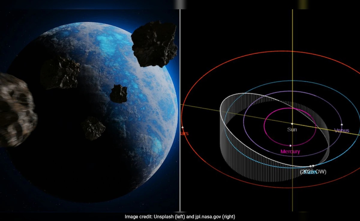 Астероид наречен 2025 OW е планиран да премине Земята следващата