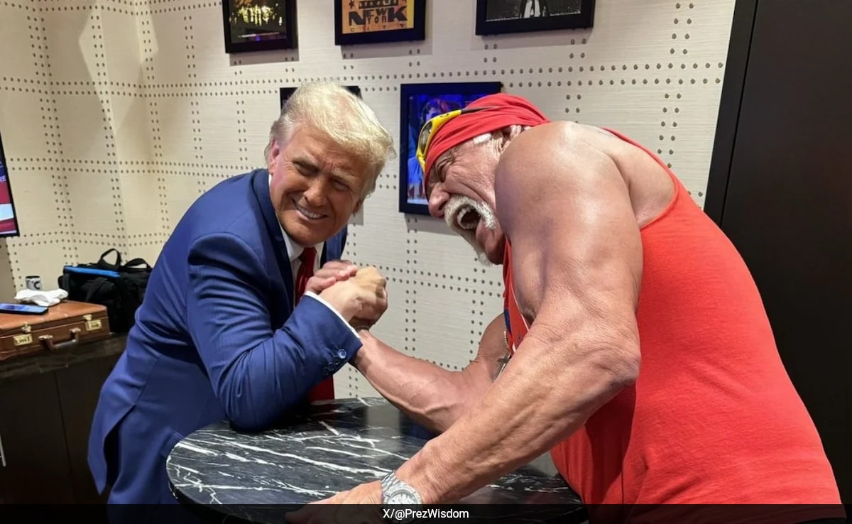He Told Me "Wish I Came Out Stronger": Donald Trump In Fresh Tribute To Hulk Hogan