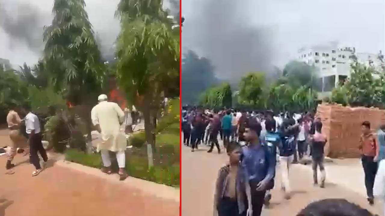 Video: Raging Flames, Panicked Students - Aftermath Of Dhaka Jet Crash