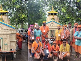 अद्भुत...कांवड यात्रा में पहुंची केदारनाथ धाम की विशाल प्रतिरूप, देख भक्तों ने लगाए हर हर महादेव के जयकारे