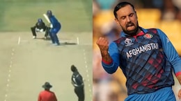 Watch: Father vs Son Face-Off Viral As Afghanistan Legend Slammed For 1st Ball Six By His Own Son
