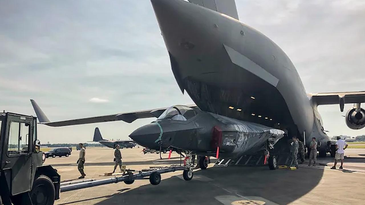 F35-B Fighter Stranded In Kerala Will Likely Be Flown Out In Massive Jet