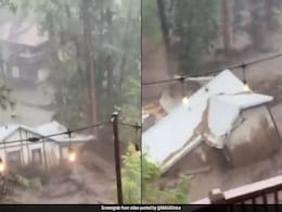 Video Captures Moment Flood Water Swept Away House In US's New Mexico Video Captures Moment Flood Water Swept Away House In US's New Mexico