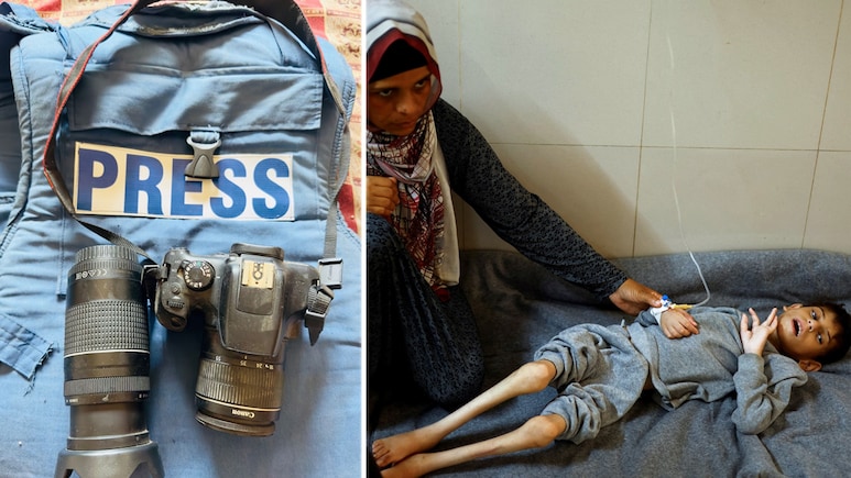 Journalist Ready To Put Camera, Shield On Sale For Food, As Gaza Starves Journalist Ready To Put Camera, Shield On Sale For Food, As Gaza Starves