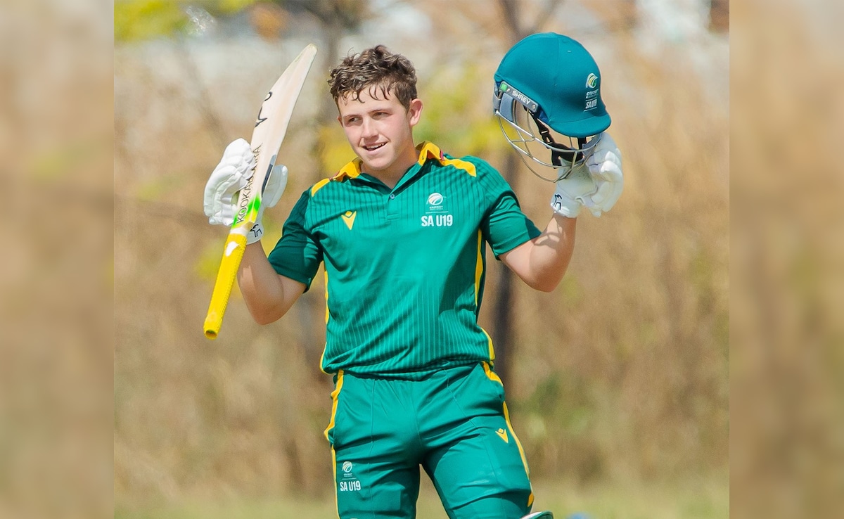 South Africa Under-19 Batter Jorich Van Schalkwyk Scripts History With Double Ton In Men's Youth ODI