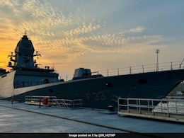 Indian Navy's Next Generation Stealth Frigate INS Nilgiri Docks In Chennai Indian Navy's Next Generation Stealth Frigate INS Nilgiri Docks In Chennai