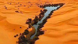 Stunning Picture Reveals Ubari Oasis: A Hidden Gem In Sahara Desert