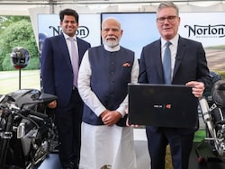PM Narendra Modi Takes A Look At Norton Motorcycles After India-UK FTA Deal