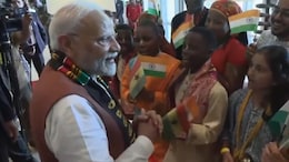 As PM Modi Arrives In Ghana, Locals Chant 'Hare Rama Hare Krishna'