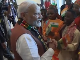 As PM Modi Arrives In Ghana, Locals Chant 'Hare Rama Hare Krishna' As PM Modi Arrives In Ghana, Locals Chant 'Hare Rama Hare Krishna'