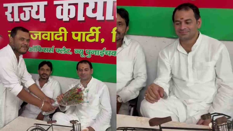 क्या बिहार में साइकिल पर सवार होंगे तेज प्रताप? सपा कार्यालय पहुंचने से अटकलें तेज