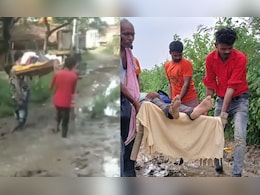 भिंड-टीकमगढ़ में खाट पर दिखा हेल्थ सिस्टम, नहीं पहुंच पाई एंबुलेंस, प्रसूता व मरीज को मिला चारपाई का सहारा