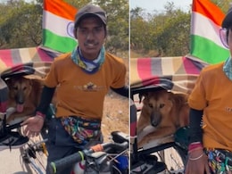 पालतू डॉगी के साथ चार धाम की यात्रा कर आया बिहार का सोनू, 12 हज़ार किमी कर चुका है साइकिलिंग, जारी है सफर