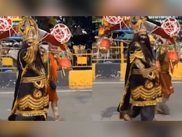 भगवान भोलेनाथ को खुश करने के लिए कांवड़ ले जाते दिखा रावण, लंकेश का वीडियो वायरल भगवान भोलेनाथ को खुश करने के लिए कांवड़ ले जाते दिखा रावण, लंकेश का वीडियो वायरल