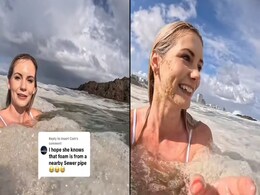 Watch: Vlogger Swims In Sea Foam In Cape Town, What Happened Next Is Hilarious Watch: Vlogger Swims In Sea Foam In Cape Town, What Happened Next Is Hilarious