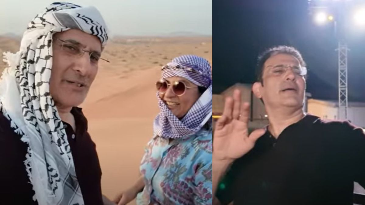 Archana Puran Singh Goes On Dubai Desert Safari As Husband Parmeet Sethi Tries Belly Dancing