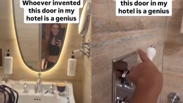 A Bathroom Door That Stops Cold Showers - Travel Vlogger's Video Has 6 Million Views