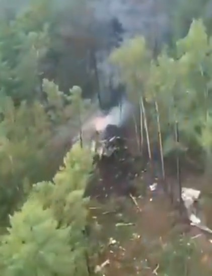 Video Shows Wreckage Of Crashed Russian Plane, All 43 On Board Dead