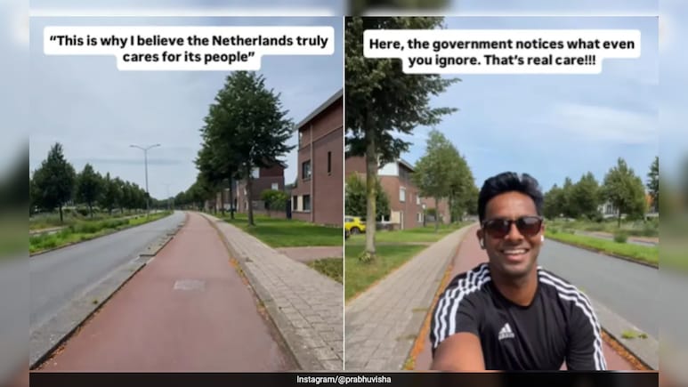 Indian Man Praises Dutch Authorities For Fixing Road Quickly: "Coming from India..." Indian Man Praises Dutch Authorities For Fixing Road Quickly: "Coming from India..."
