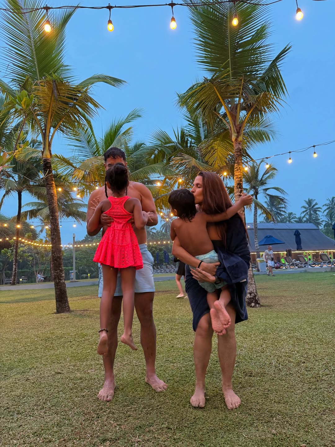 Inside Neha Dhupia's Sri Lankan Vacation With Husband Angad Bedi And Kids