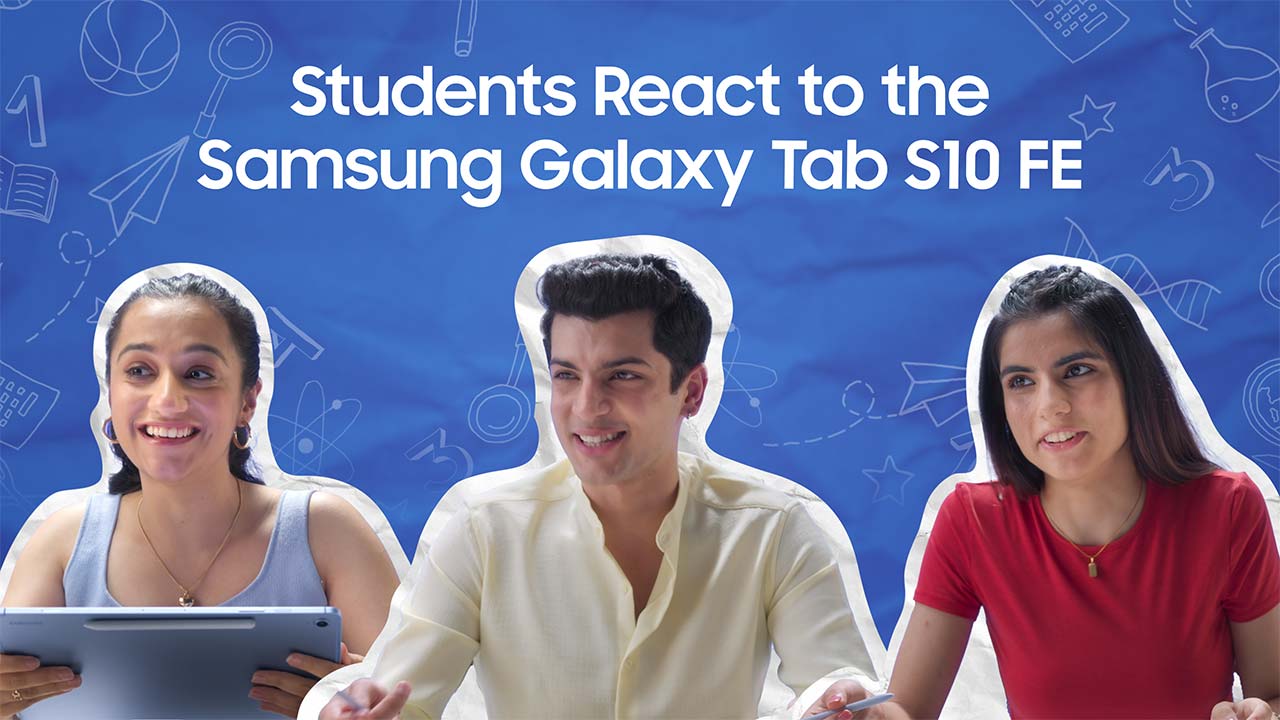 [Sponsored] Students Try the Galaxy Tab S10FE for the First Time - Real Reactions, Powerful Features