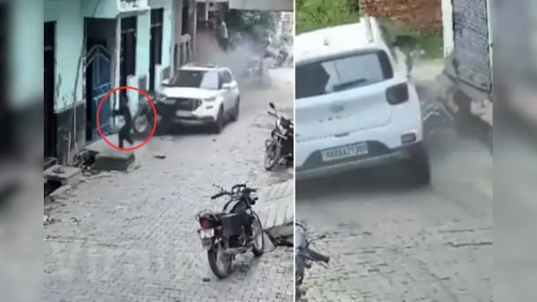 हरियाणा में नाबालिग ने SUV से मचाया बवाल, बाइक पर चढ़ा दी कार, उठे पेरेंटिंग पर सवाल हरियाणा में नाबालिग ने SUV से मचाया बवाल, बाइक पर चढ़ा दी कार, उठे पेरेंटिंग पर सवाल