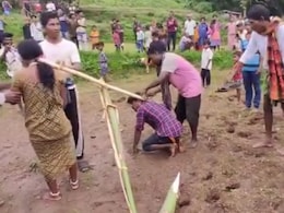 On Camera, Odisha Couple Tied To Yoke Like Oxen, Made To Plough Field