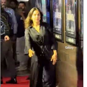 Sara Ali Khan's Heel Broke At Brother Ibrahim's <i>Sarzameen</i> Screening. Pap Says, "Fevical Laga Lo"