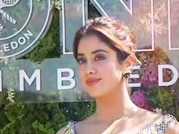 Janhvi Kapoor's Checkered Blue Midi Dress At Wimbledon Semi-Finals Has Our Hearts Janhvi Kapoor's Checkered Blue Midi Dress At Wimbledon Semi-Finals Has Our Hearts