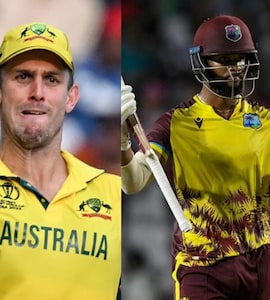 West Indies vs Australia 1st T20I Live Score Updates