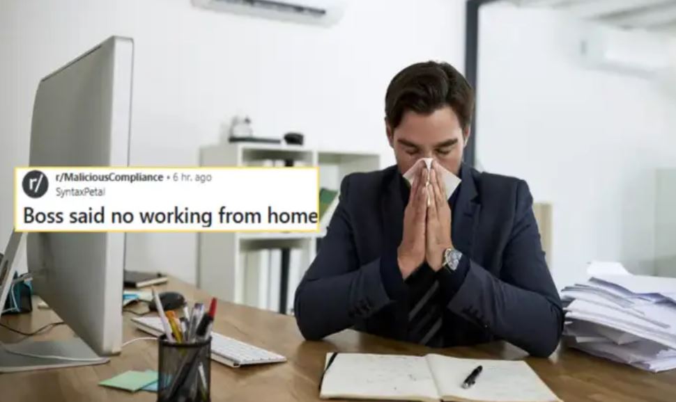 Work From Home से इनकार, ऑफिस पहुंचा बीमार एम्प्लॉई, बॉस की सोच पर उठे सवाल