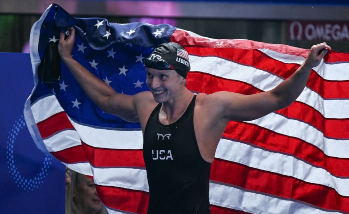 Katie Ledecky Claims 22nd World Title With 1,500m Freestyle Gold In Singapore