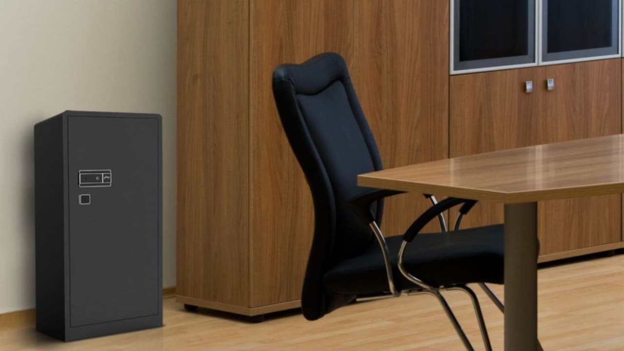 Home locker protecting valuables from theft, fire, and accidental damage.