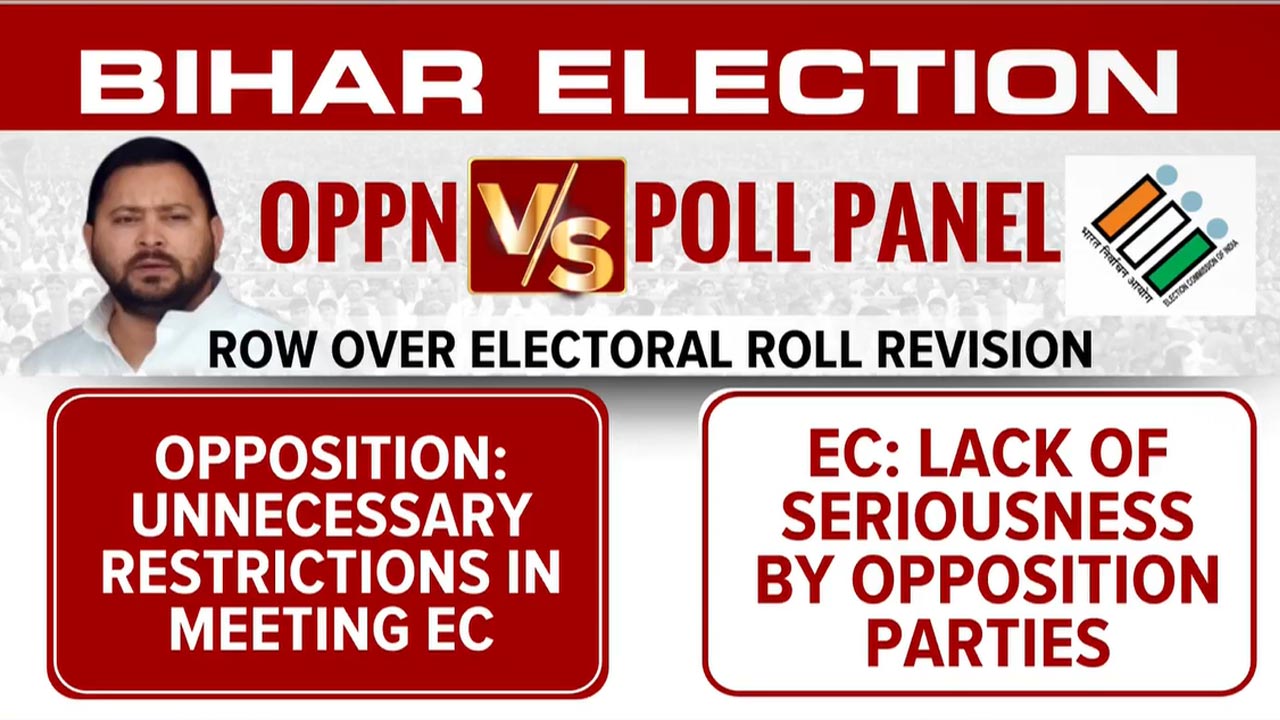 'Votebandi': INDIA Bloc vs Poll Body On Electoral Roll Revision In Bihar