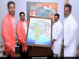 Indian Map Without Telangana? BRS' KT Rama Rao Fumes At Andhra BJP Chief Indian Map Without Telangana? BRS' KT Rama Rao Fumes At Andhra BJP Chief