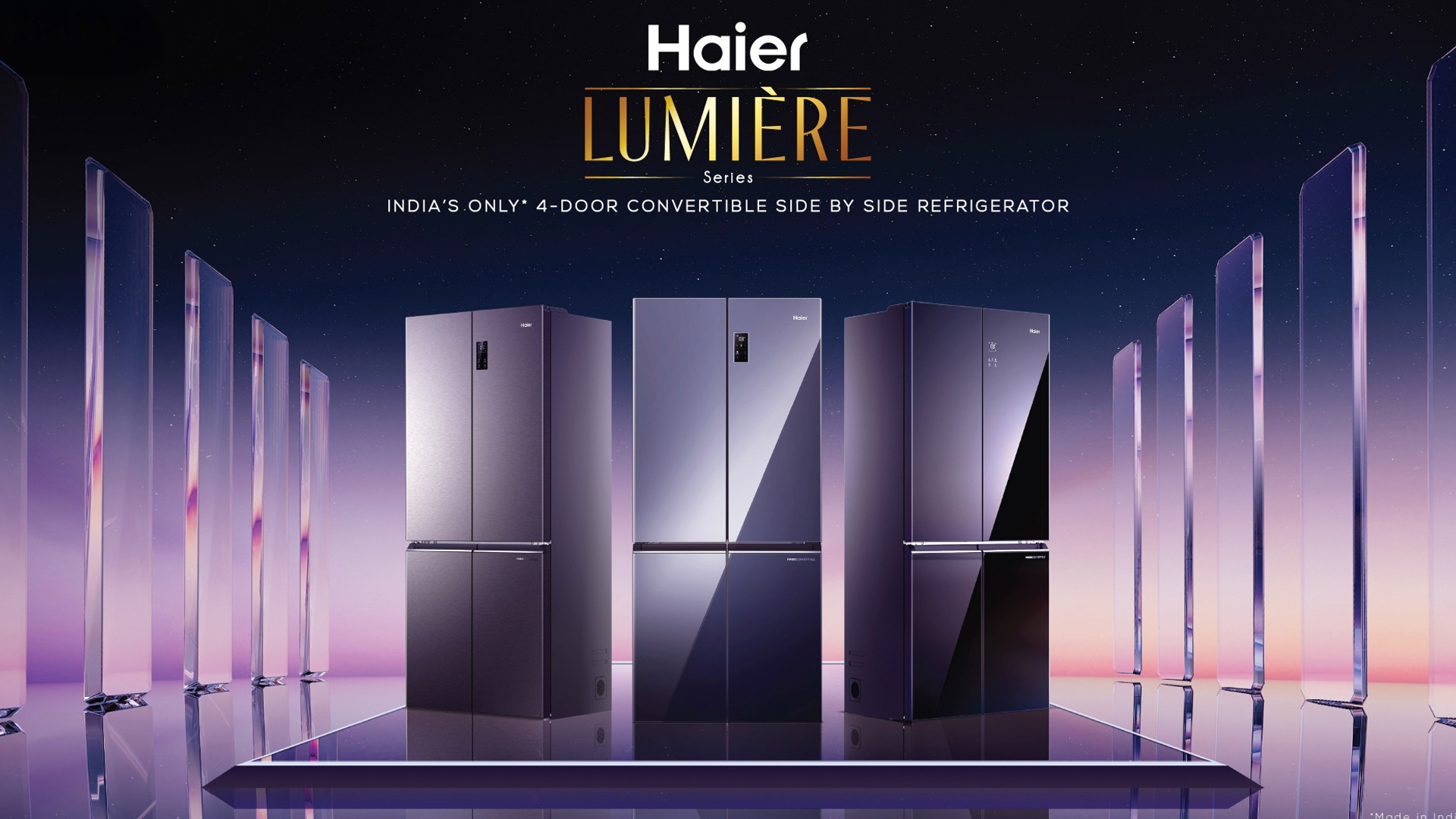 [Sponsored] Haier Lumiere 4-Door Refrigerator: India's Only 4-Door Convertible Side-By-Side Refrigerator